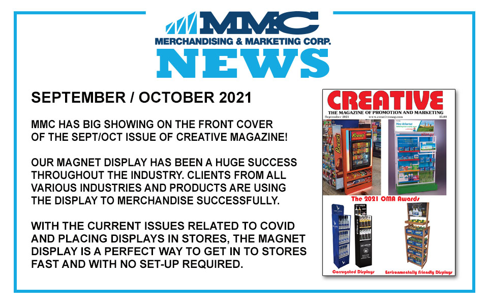 MMC Makes Front Cover Sept/Oct Creative Magazine